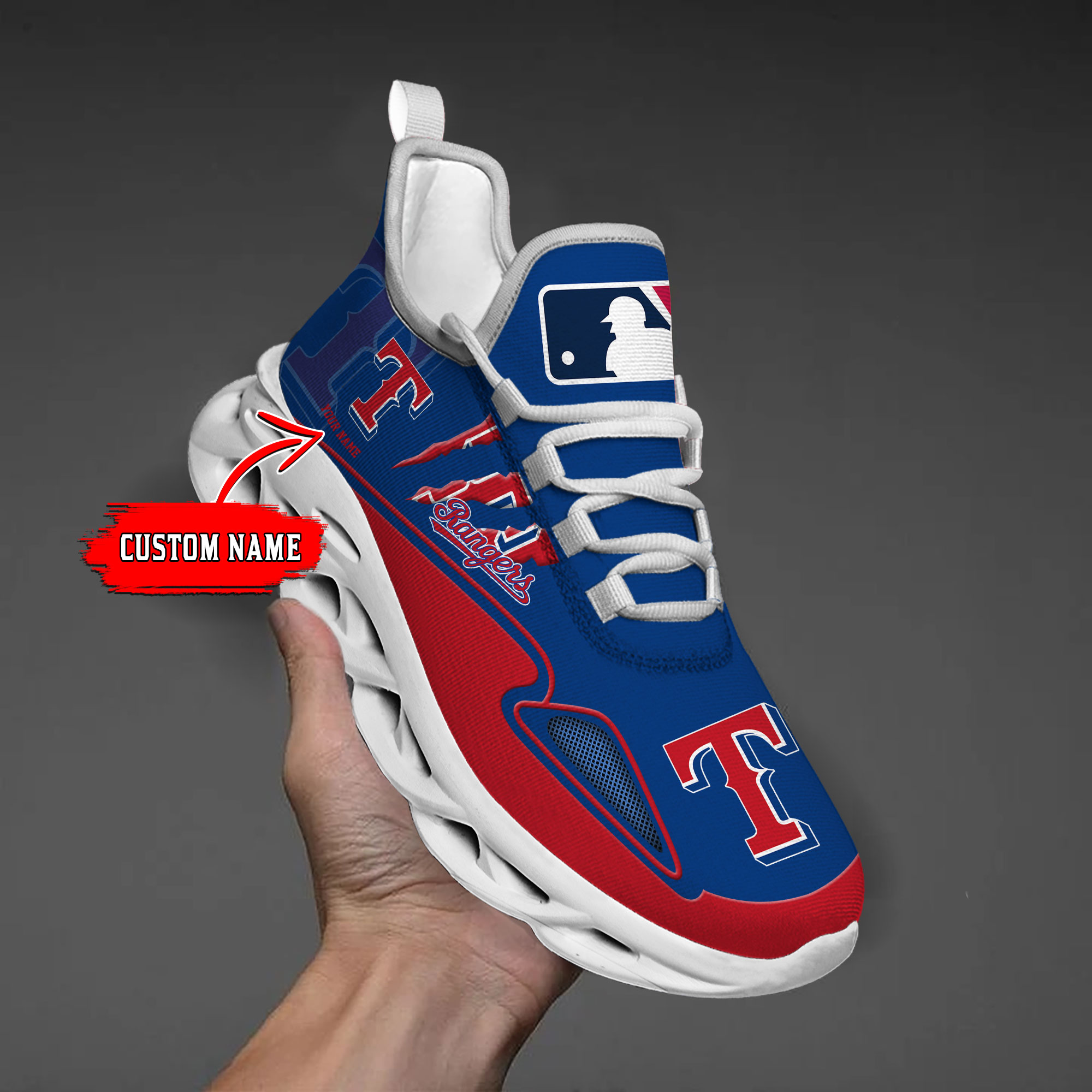 Texas Rangers Max Soul Shoes Sneakers For Men And Women