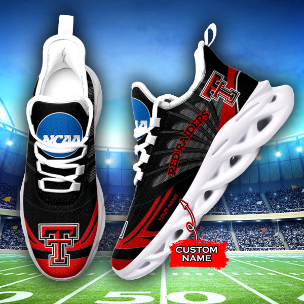 Texas Tech Red Raiders NCAA Max Soul Shoes Sneakers For Men And Women