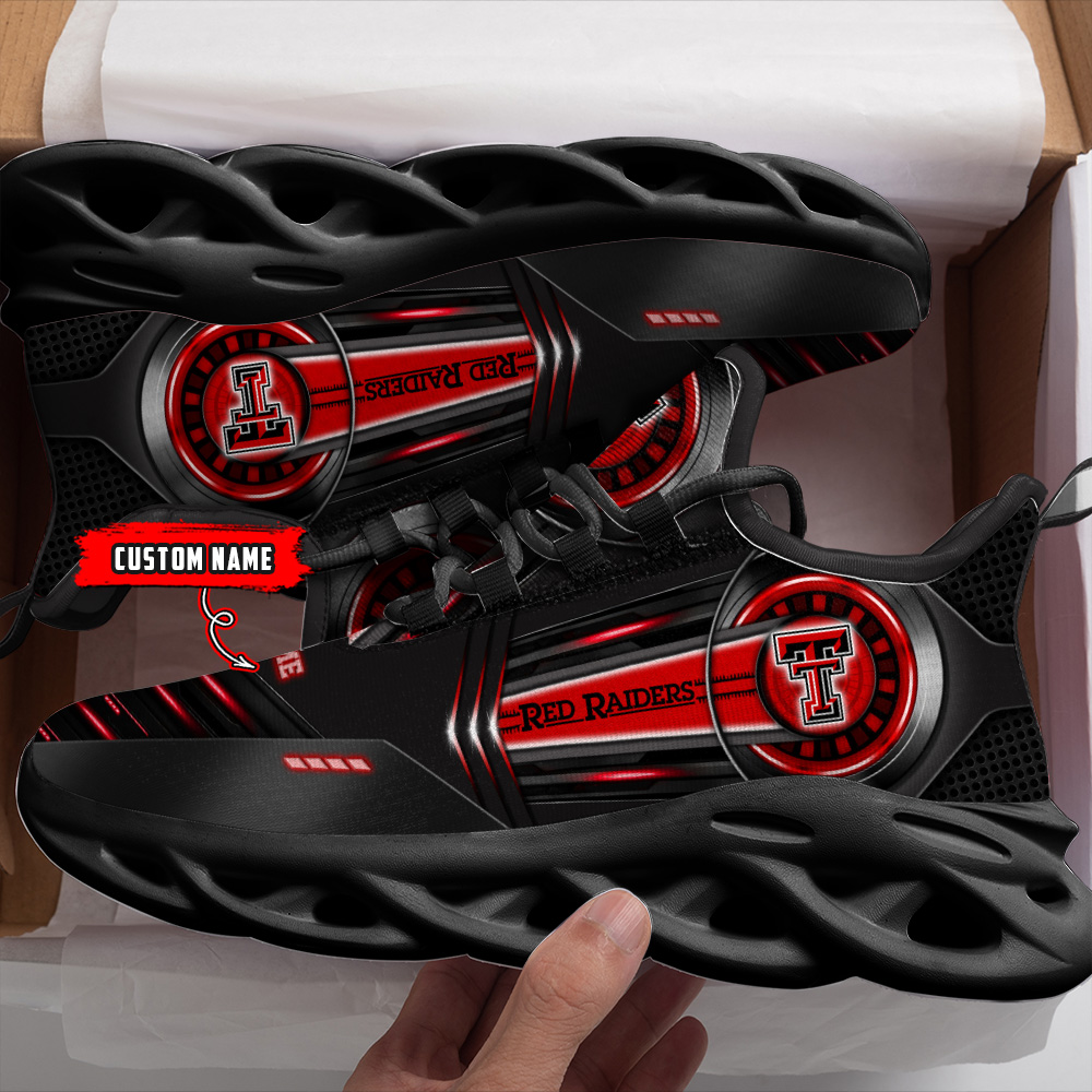 Texas Tech Red Raiders NCAA Max Soul Shoes Sneakers For Men And Women