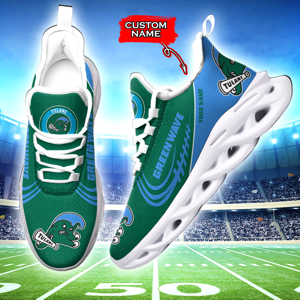 Tulane Green Wave NCAA Max Soul Shoes Sneakers For Men And Women