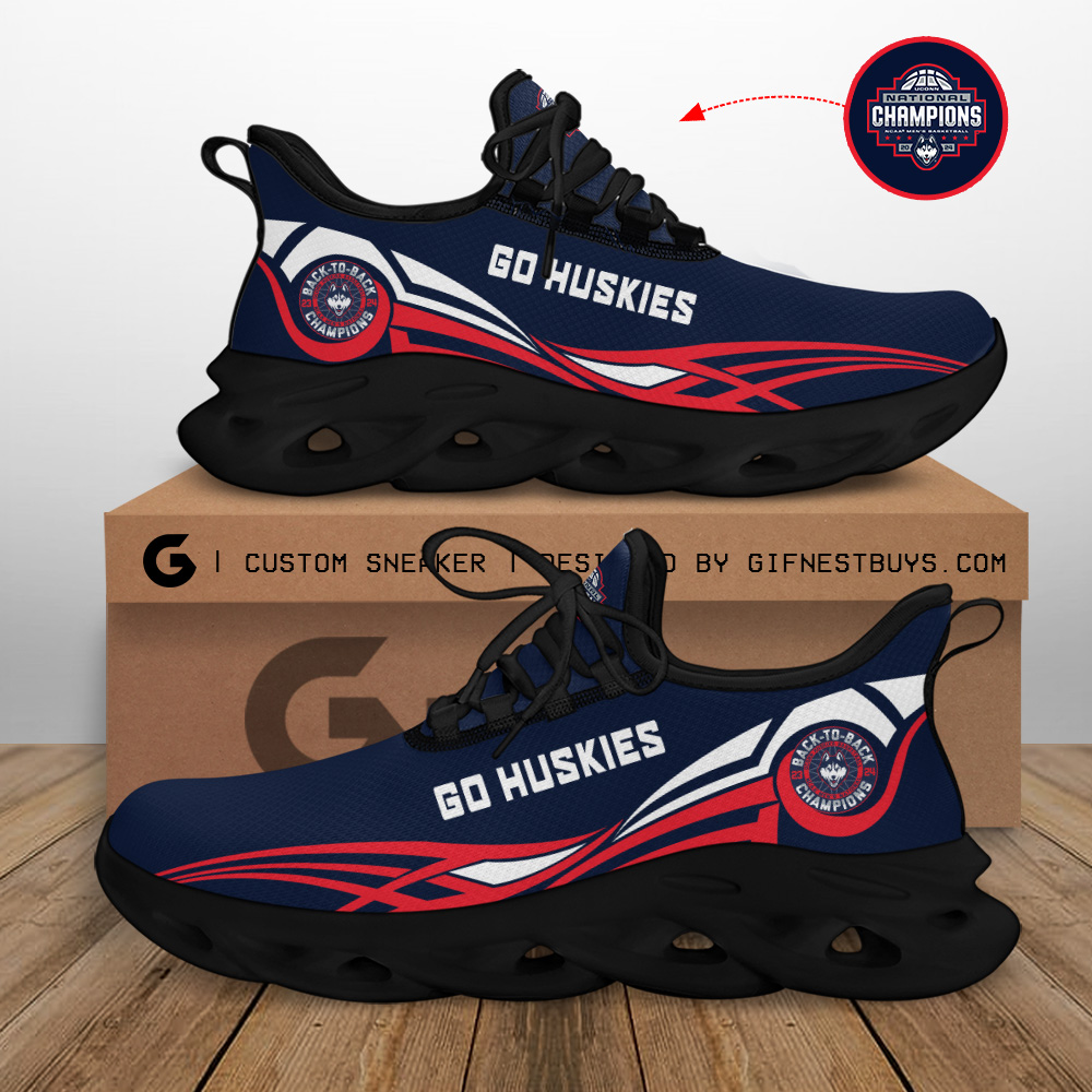 UConn Huskies Max Soul Shoes Sneakers For Men And Women