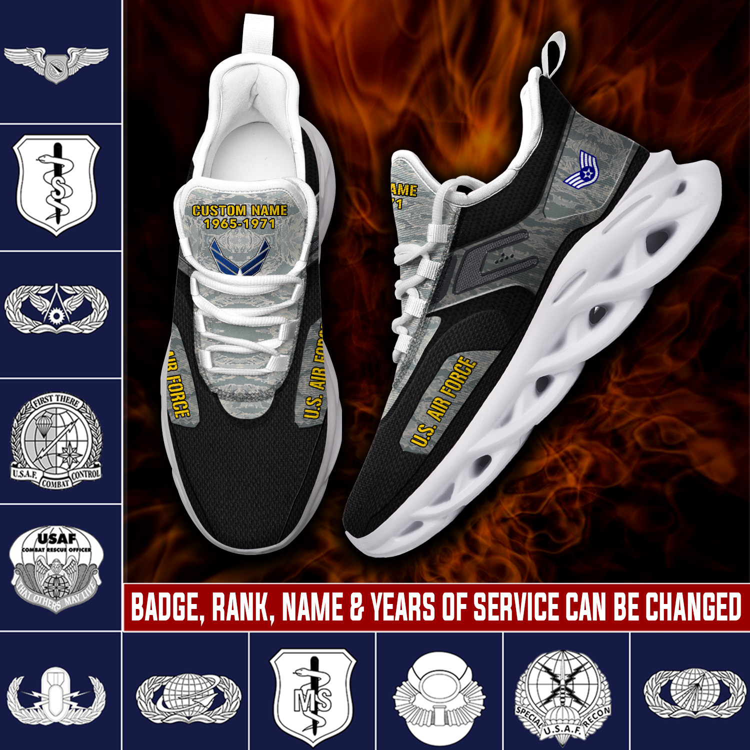 US Air Force Max Soul Shoes Sneakers For Men And Women