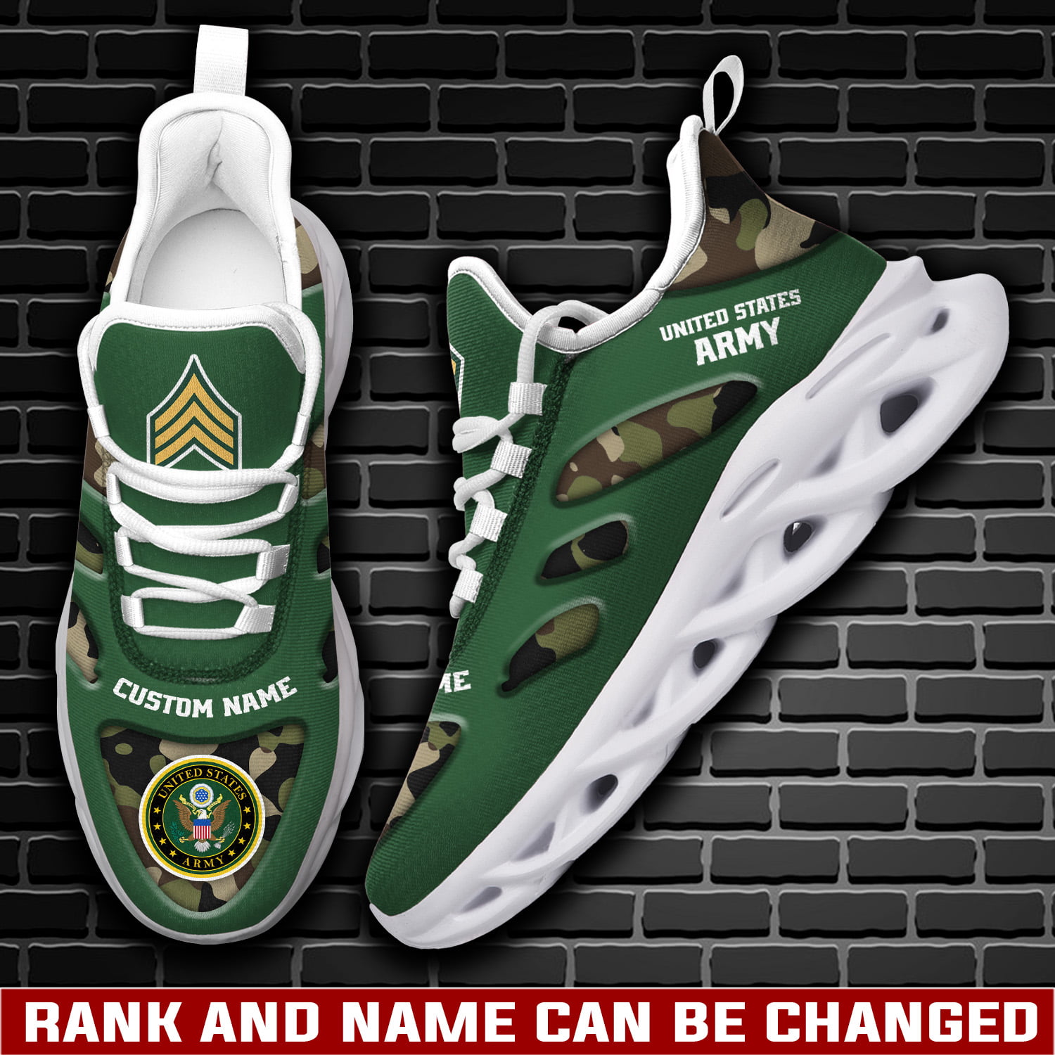 US Army Max Soul Shoes Sneakers For Men And Women