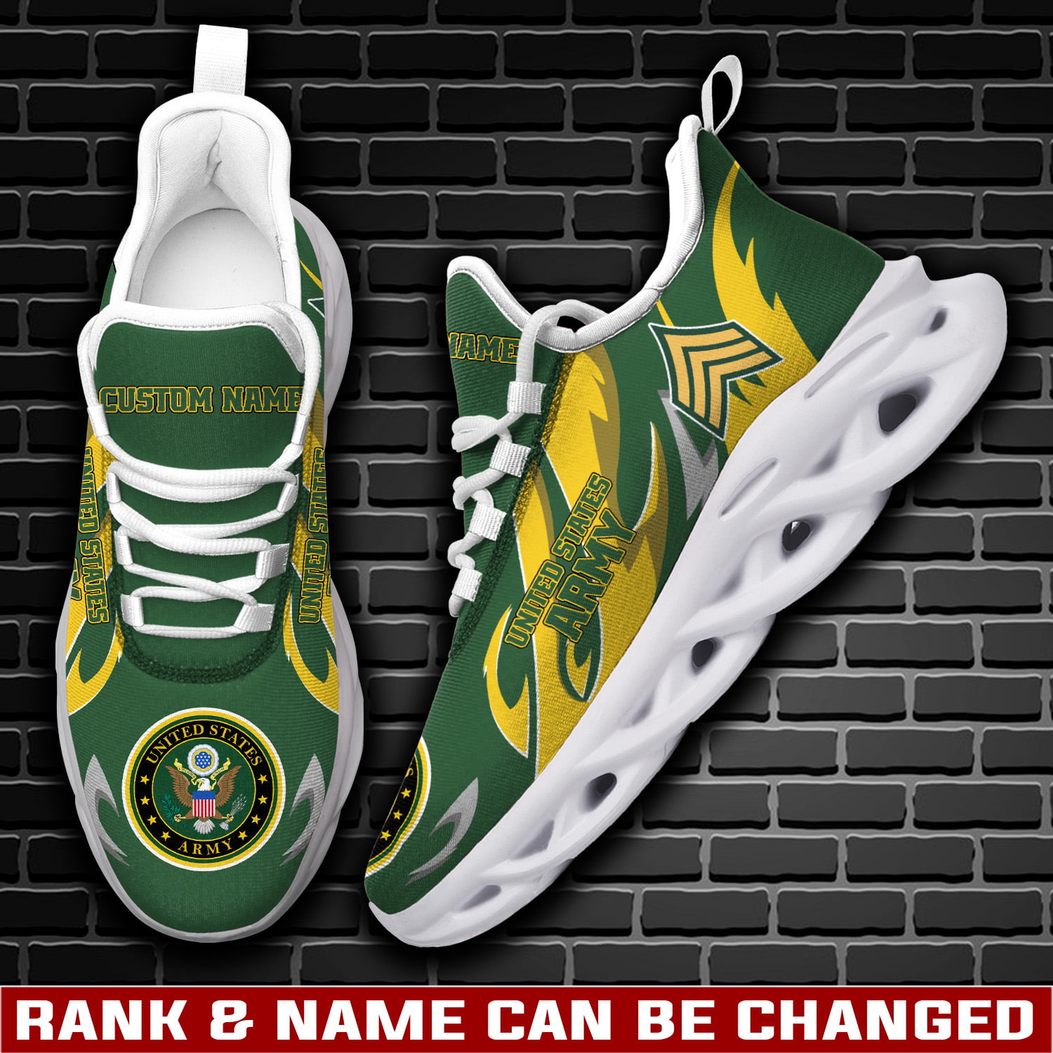US Army Max Soul Shoes Sneakers For Men And Women