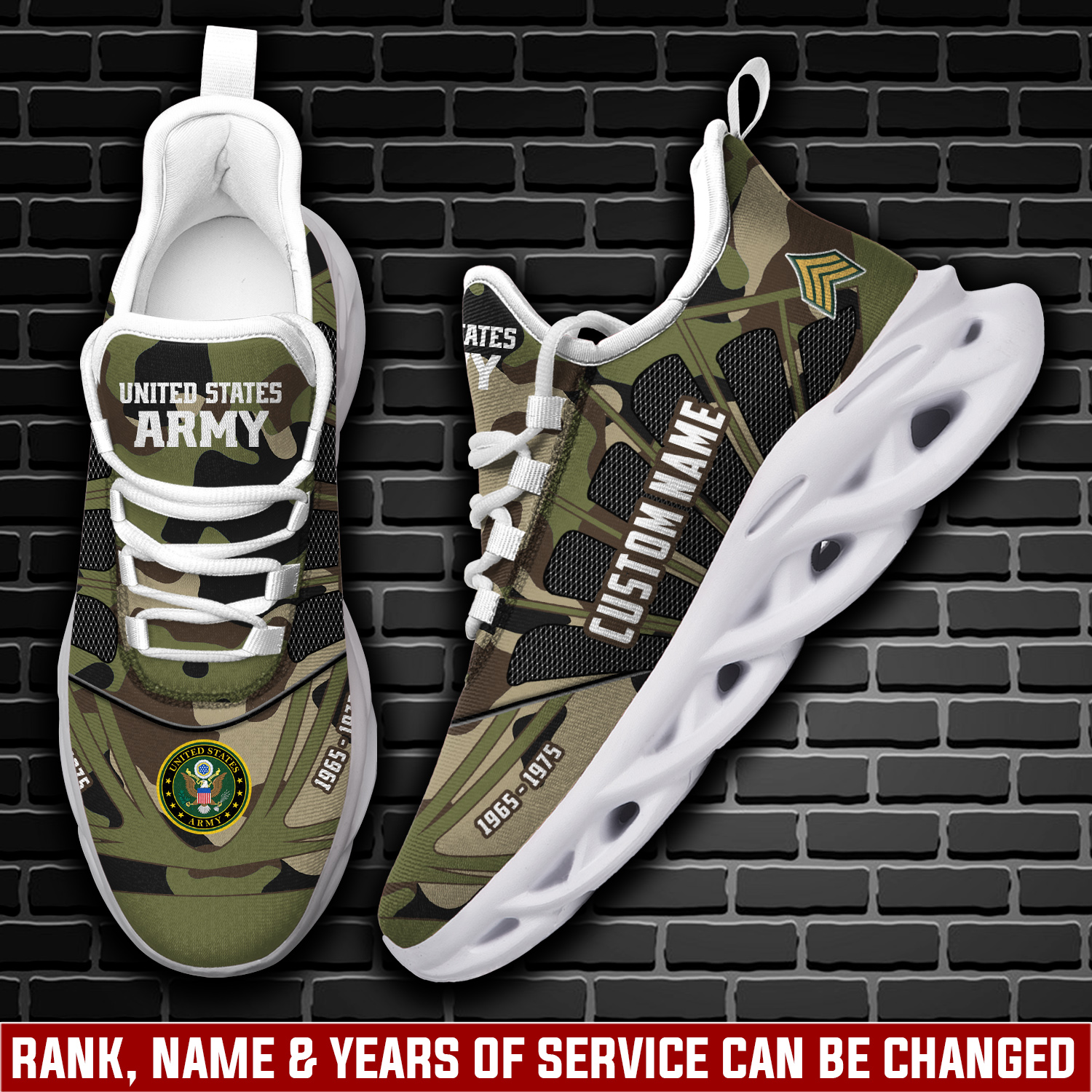 US Army Max Soul Shoes Sneakers For Men And Women