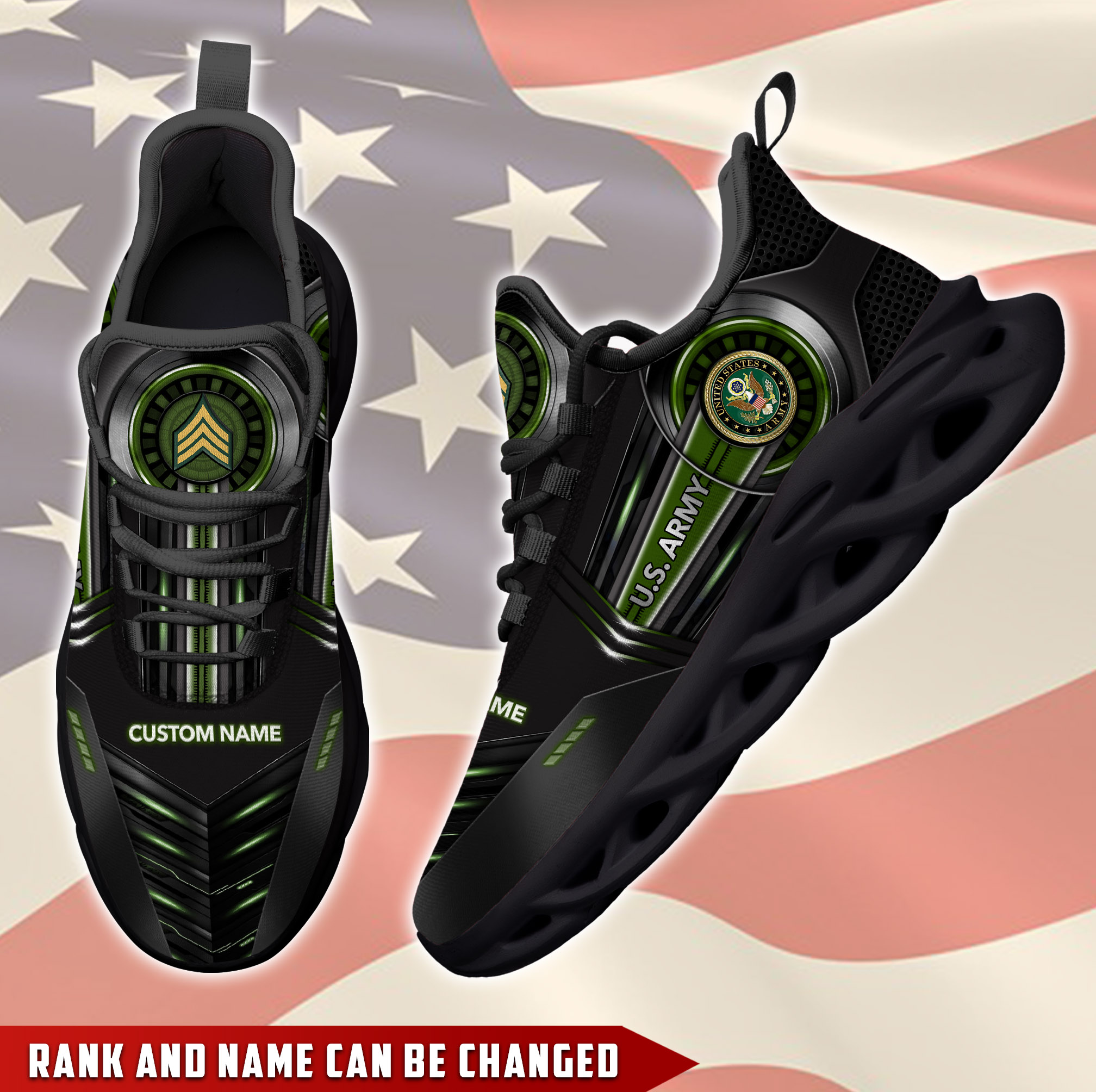 US Army Max Soul Shoes Sneakers For Men And Women