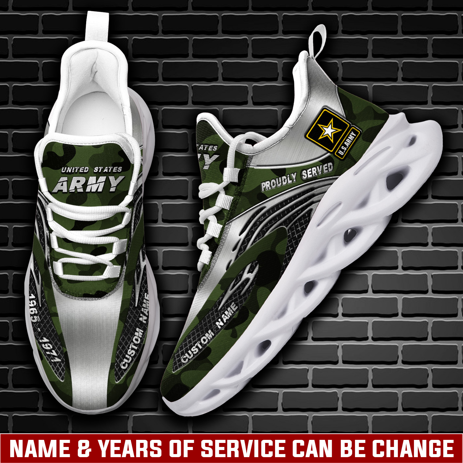 US Army Max Soul Shoes Sneakers For Men And Women