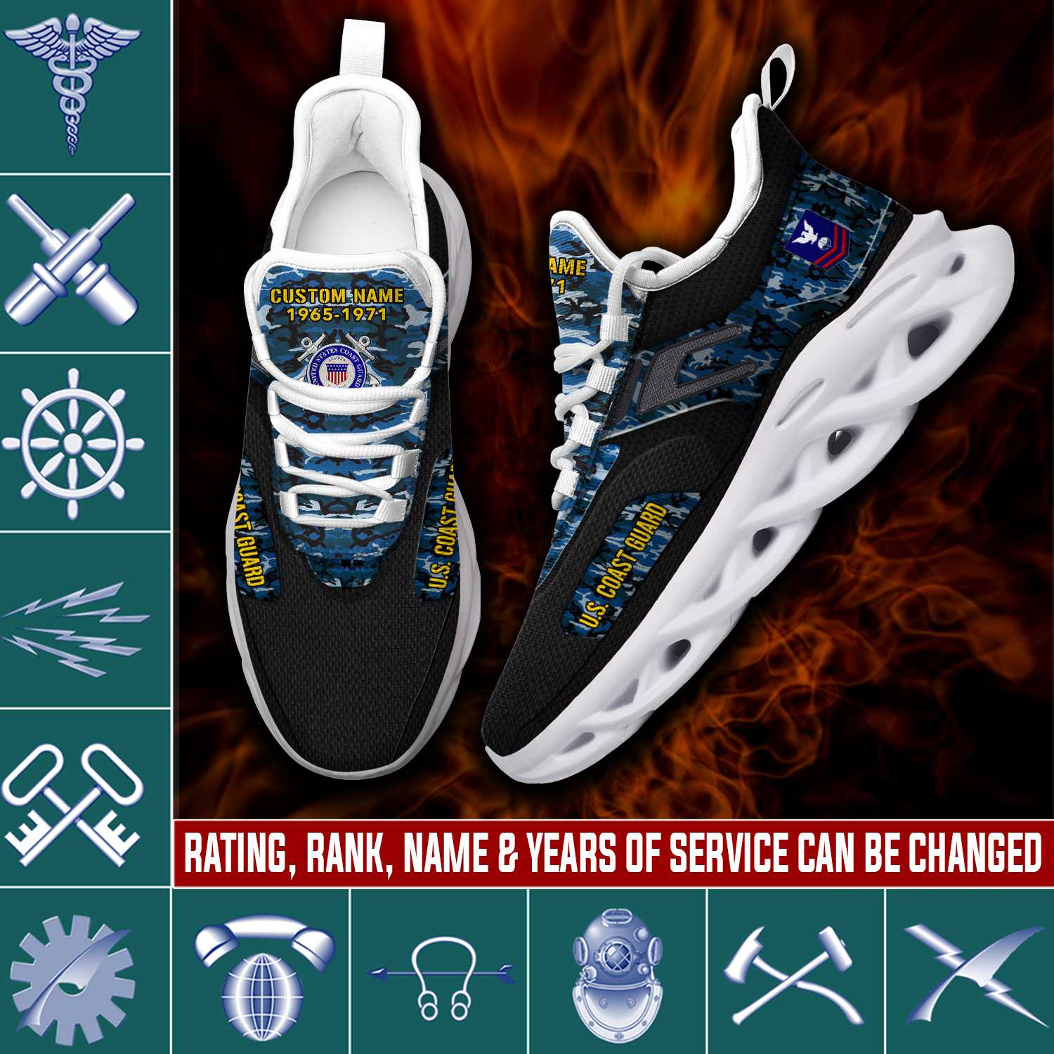 US Coast Guard Max Soul Shoes Sneakers For Men And Women