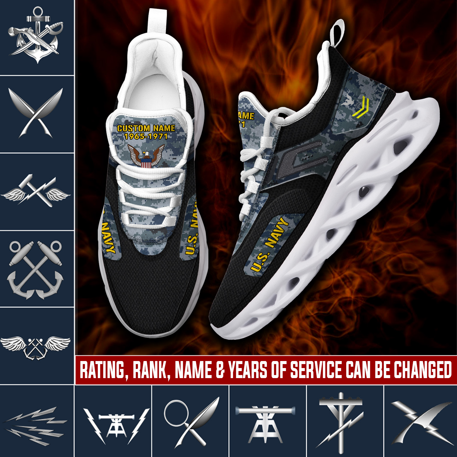 US Navy Max Soul Shoes Sneakers For Men And Women