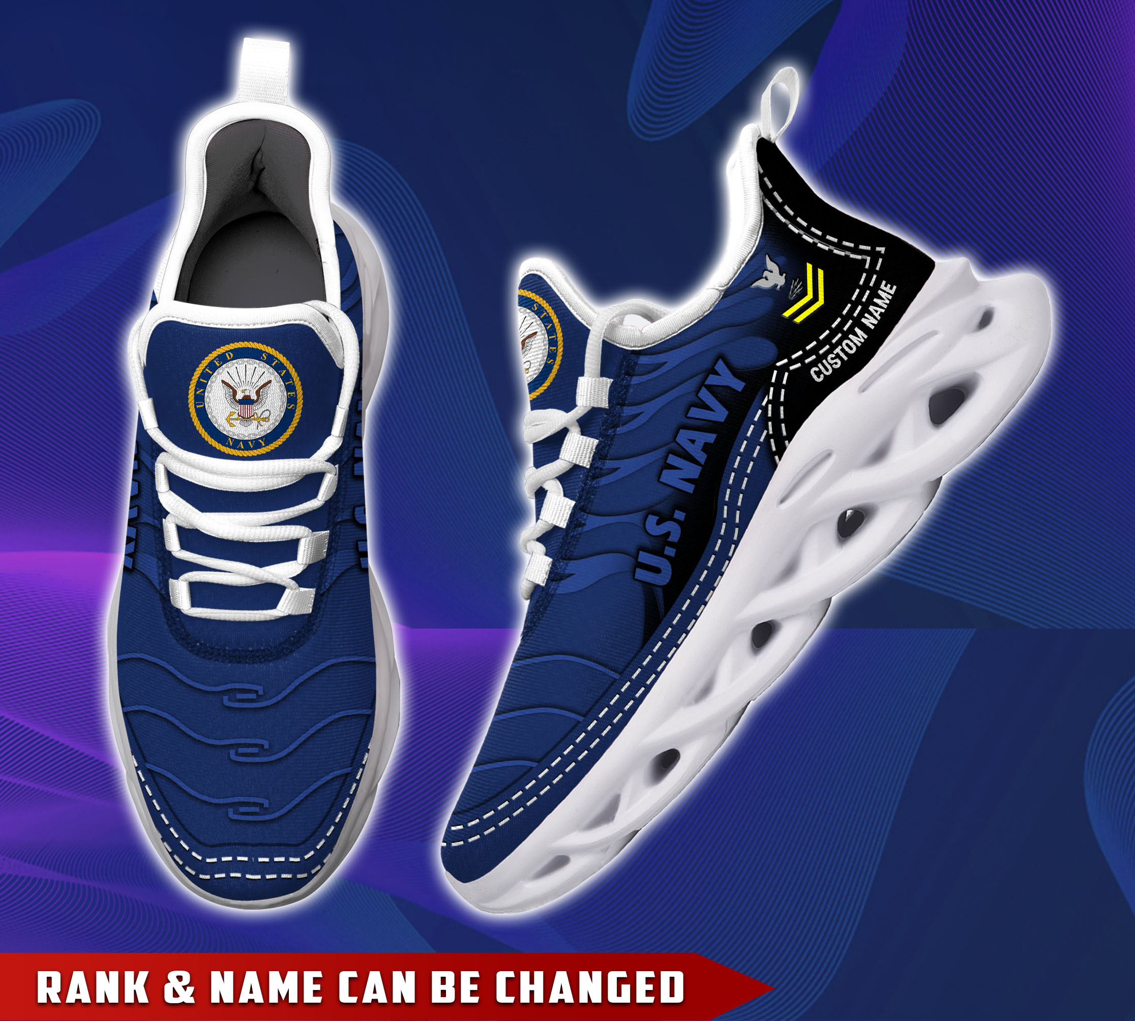 US Navy Max Soul Shoes Sneakers For Men And Women