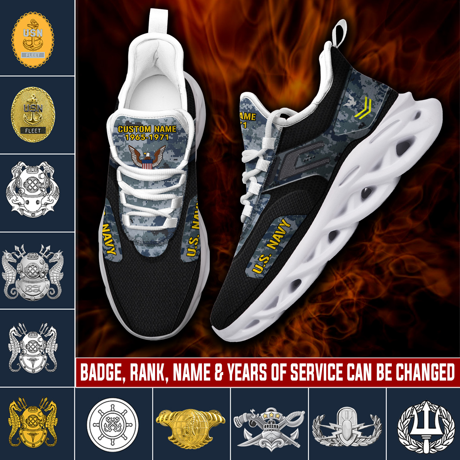 US Navy Max Soul Shoes Sneakers For Men And Women