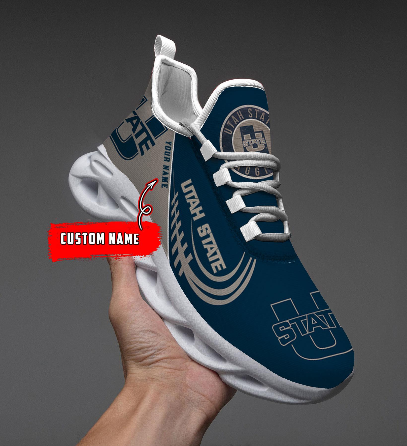 Utah State Aggies Max Soul Shoes Sneakers For Men And Women