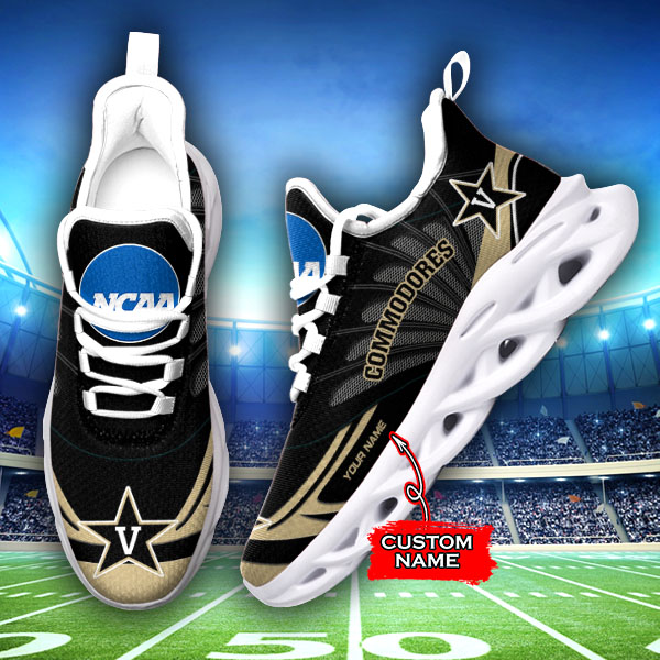 Vanderbilt Commodores NCAA Max Soul Shoes Sneakers For Men And Women