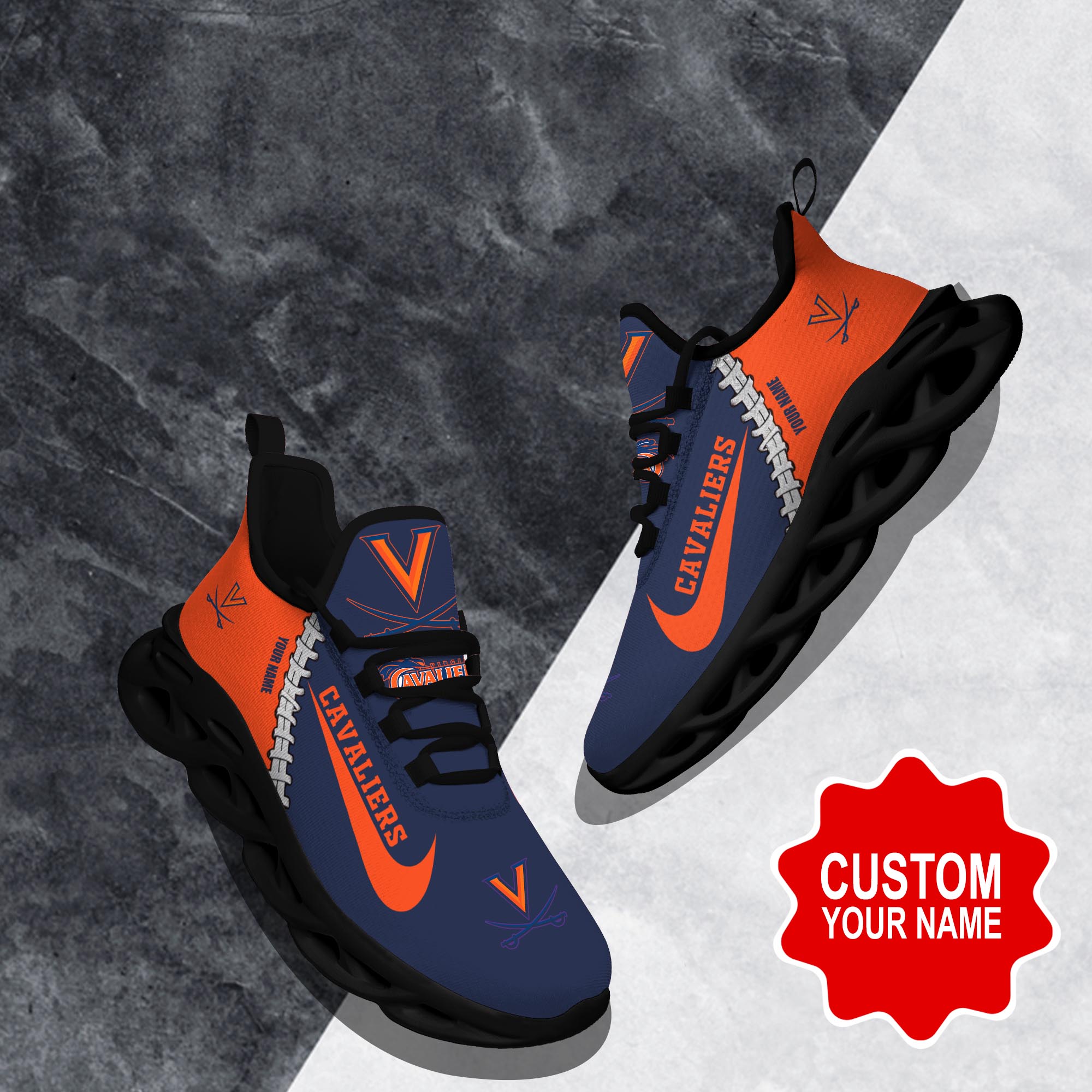 Virginia Cavaliers Max Soul Shoes Sneakers For Men And Women