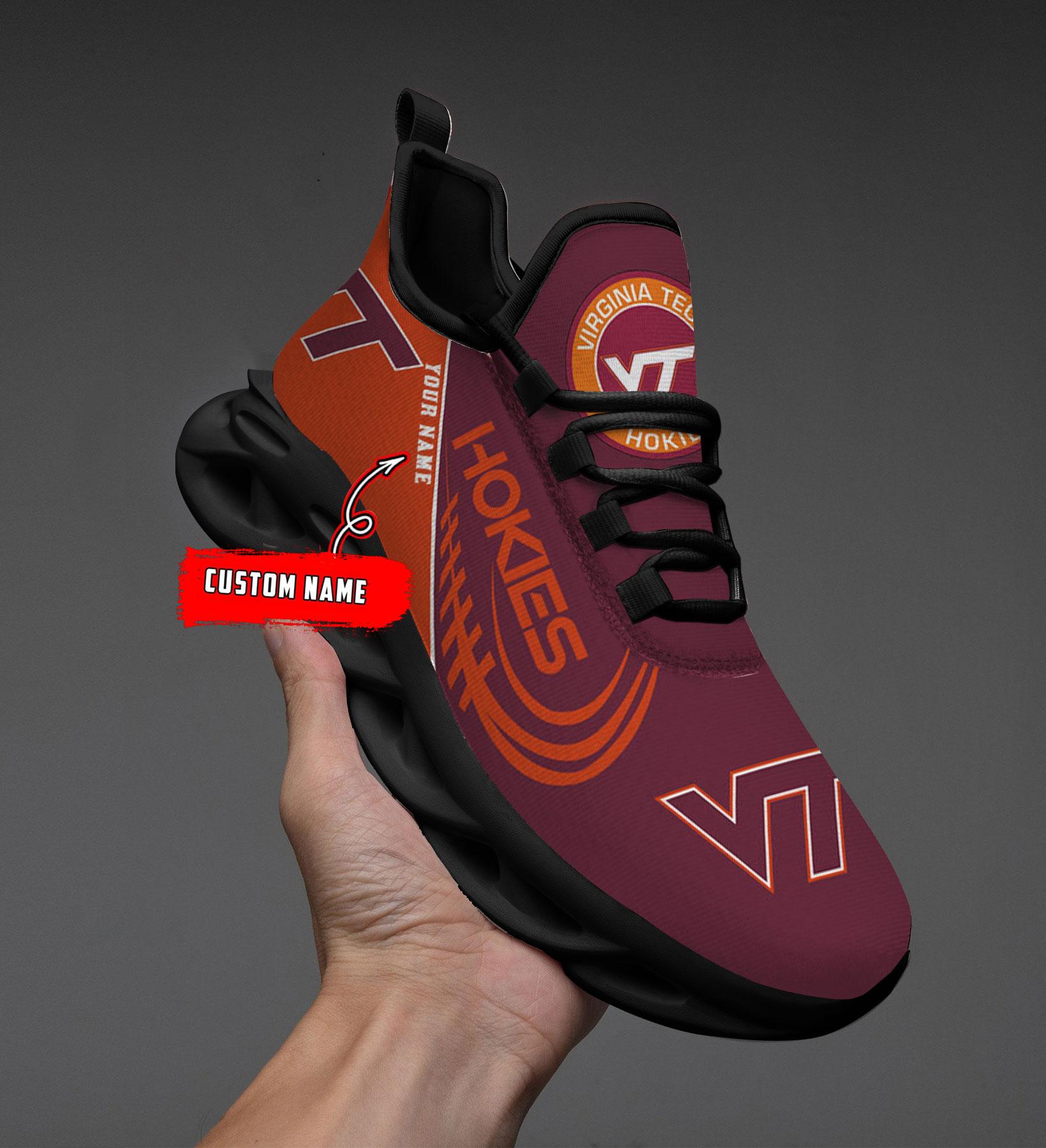 Virginia Tech Hokies Max Soul Shoes Sneakers For Men And Women