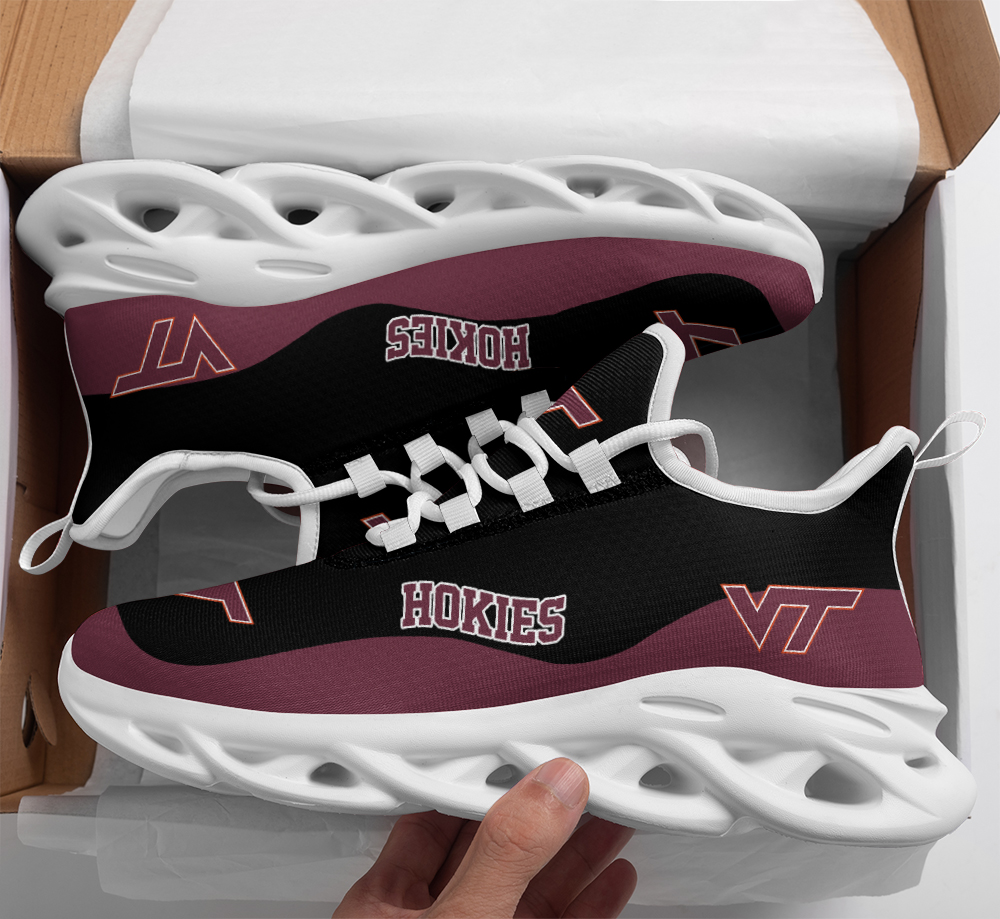 Virginia Tech Hokies Max Soul Shoes Sneakers For Men And Women