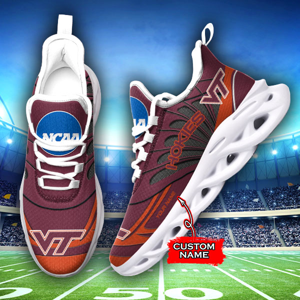 Virginia Tech Hokies NCAA Max Soul Shoes Sneakers For Men And Women