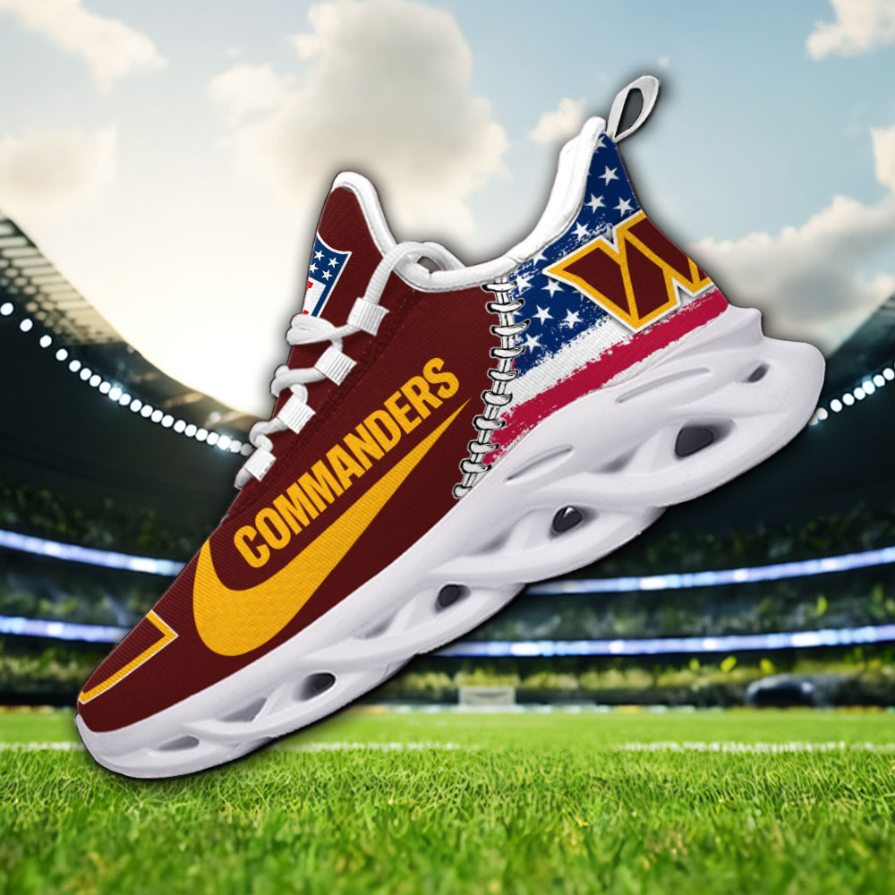 Washington Commanders NFL Max Soul Shoes Sneakers For Men And Women