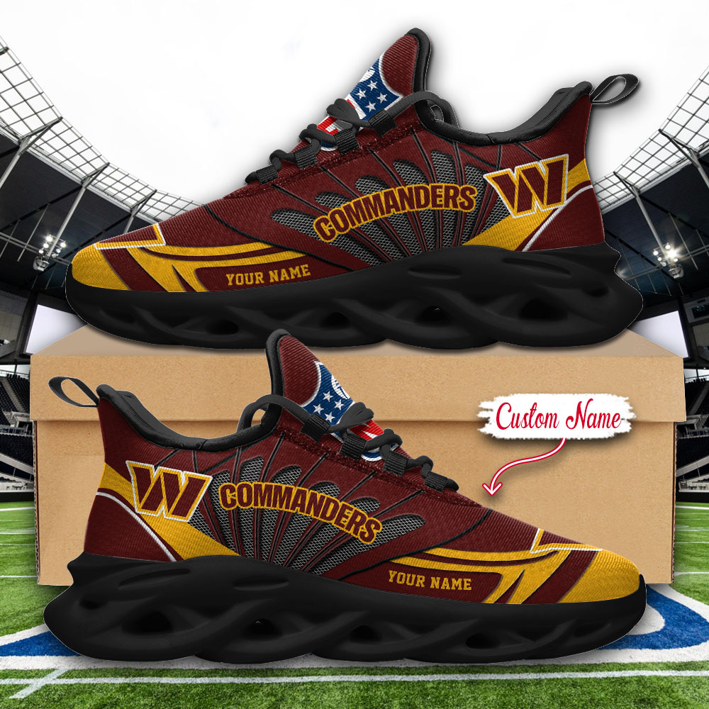 Washington Commanders NFL Max Soul Shoes Sneakers For Men And Women