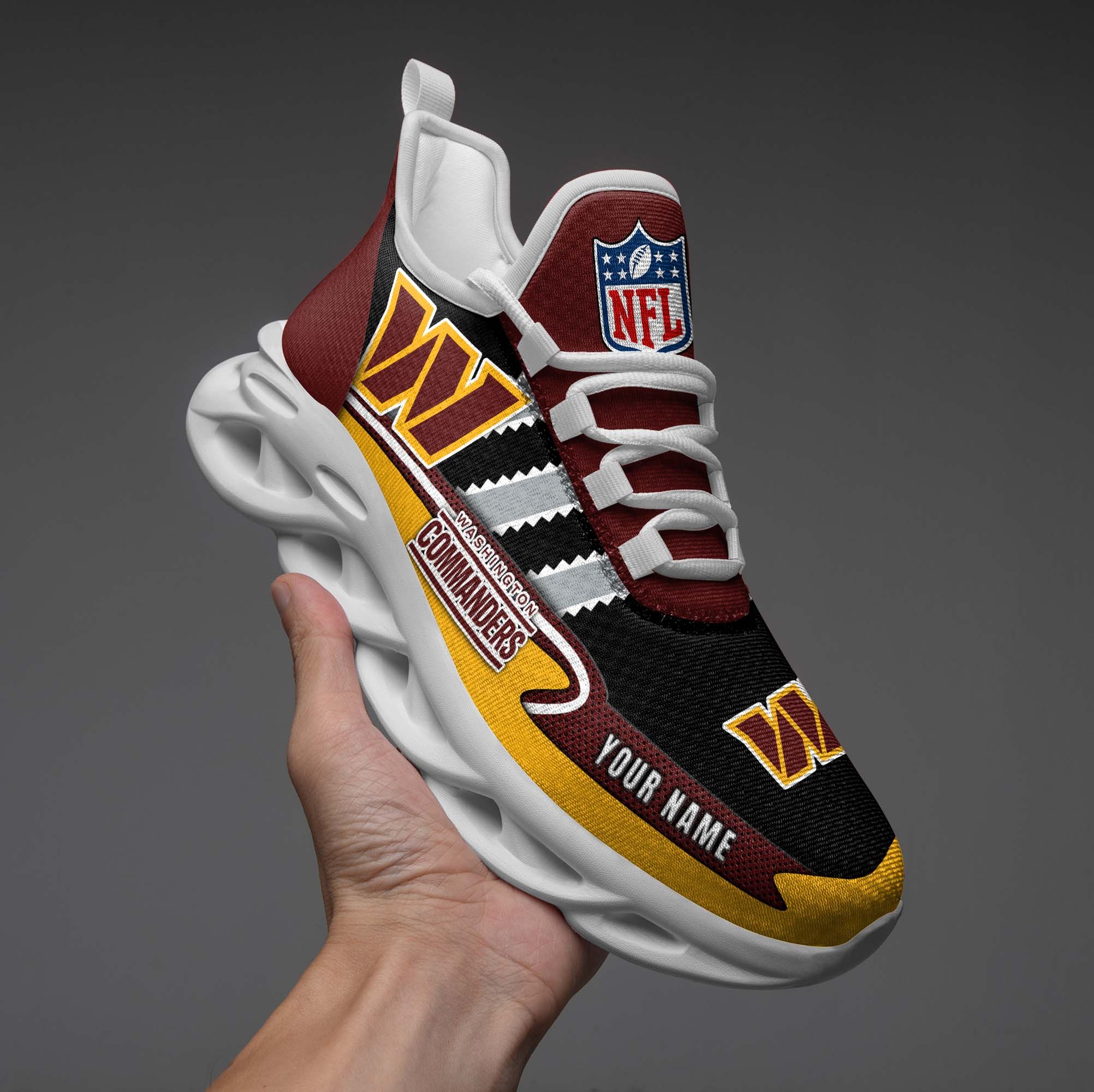 Washington Commanders NFL Max Soul Shoes Sneakers For Men And Women