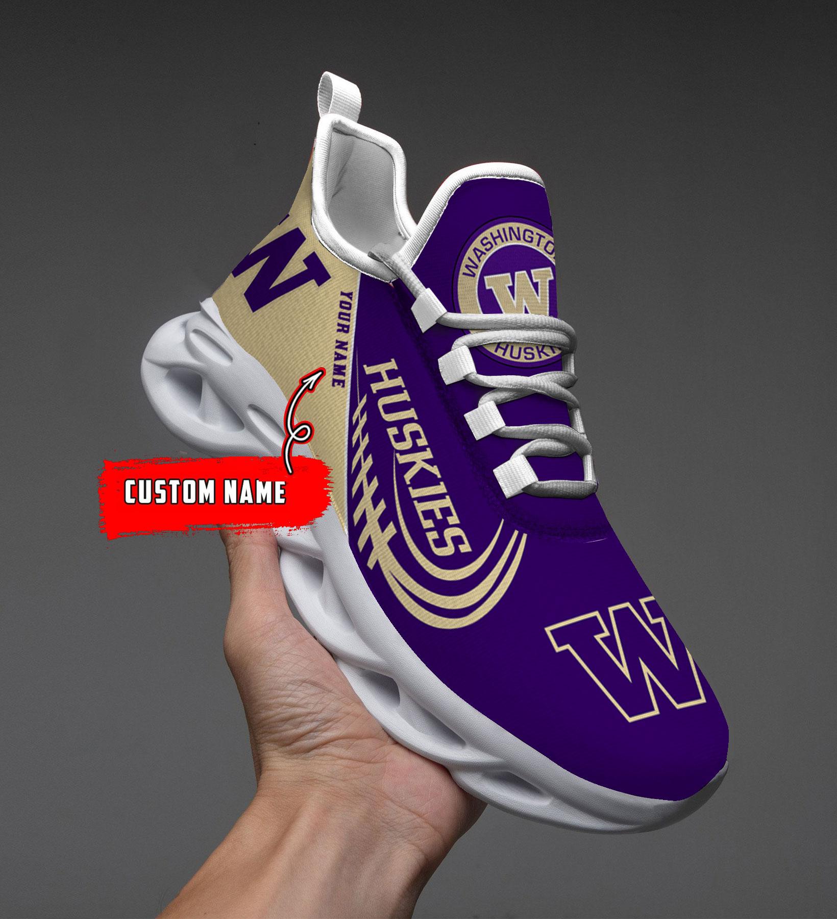 Washington Huskies Max Soul Shoes Sneakers For Men And Women