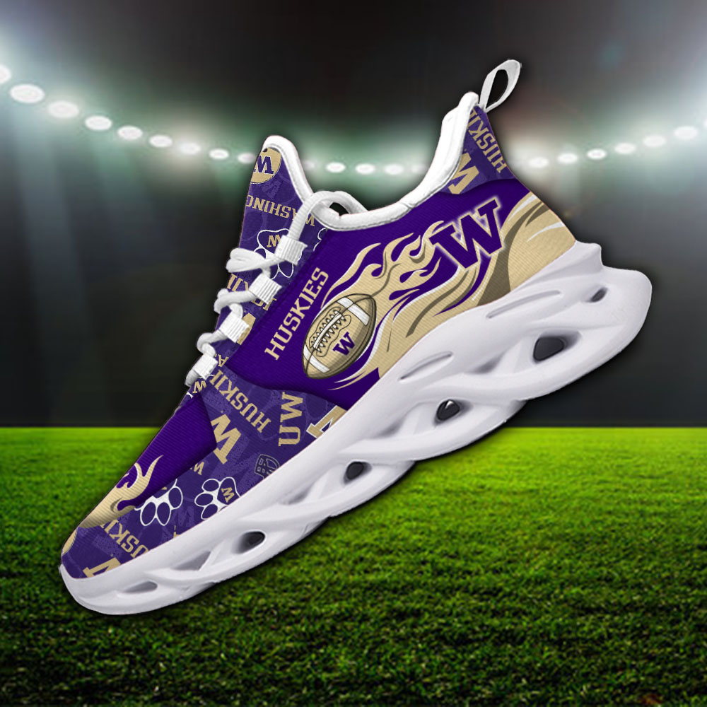 Washington Huskies NCAA Max Soul Shoes Sneakers For Men And Women