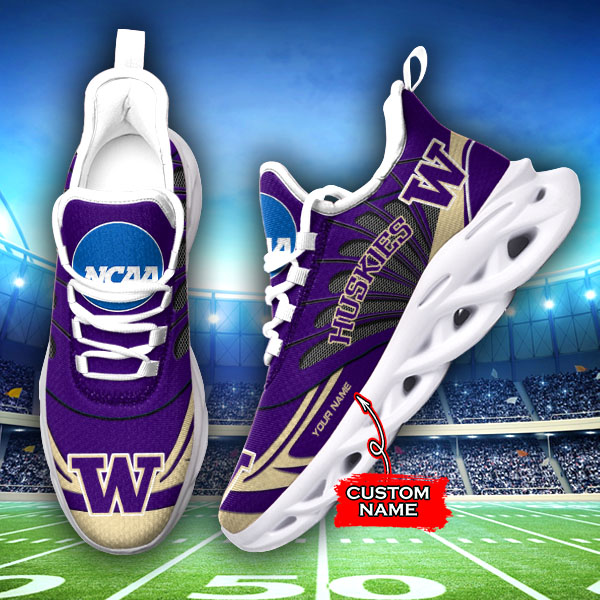 Washington Huskies NCAA Max Soul Shoes Sneakers For Men And Women