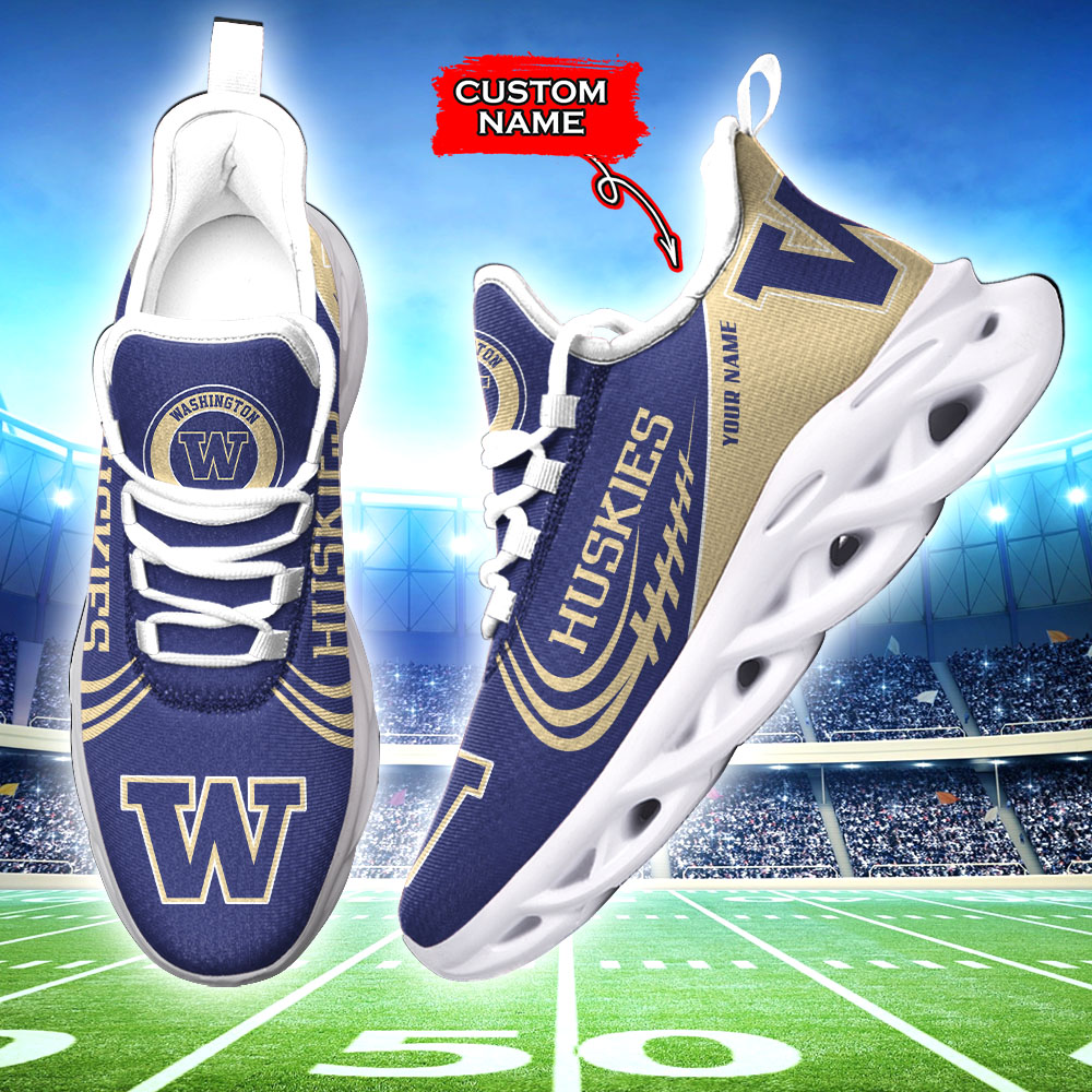 Washington Huskies NCAA Max Soul Shoes Sneakers For Men And Women