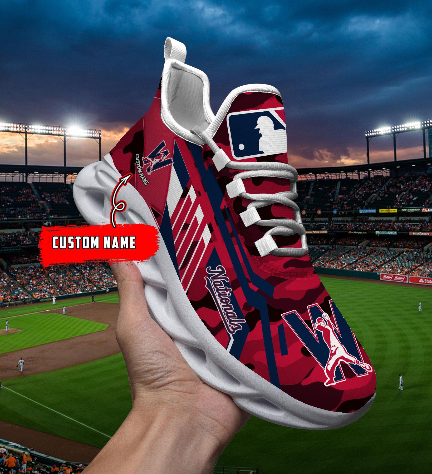 Washington Nationals Max Soul Shoes Sneakers For Men And Women