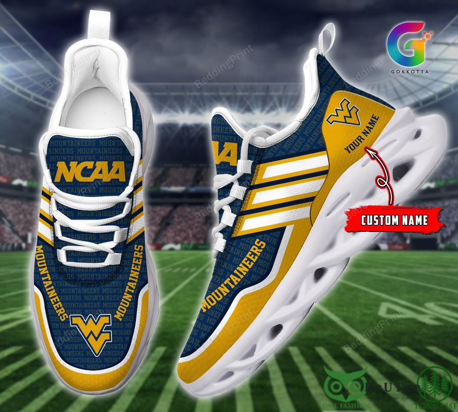 West Virginia Mountaineers Max Soul Shoes Sneakers For Men And Women