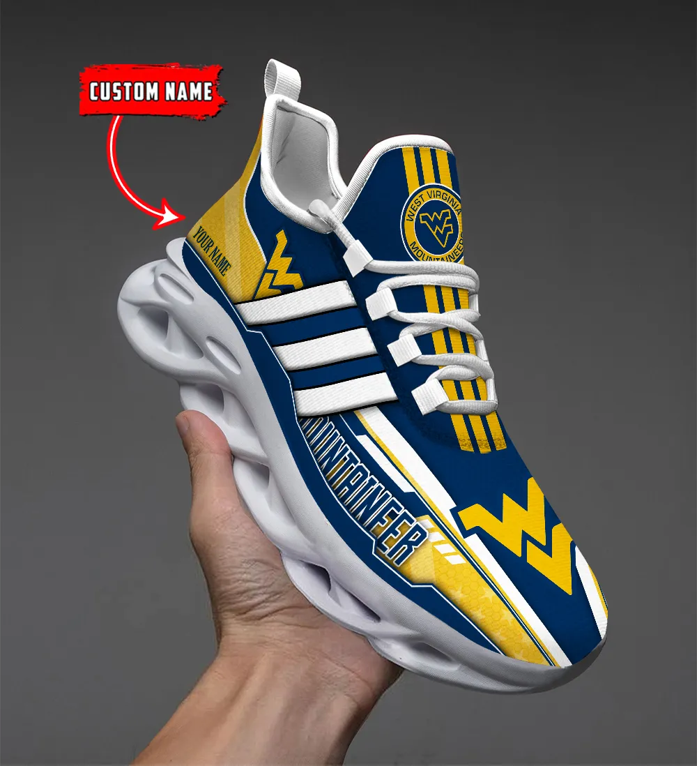 West Virginia Mountaineers Max Soul Shoes Sneakers For Men And Women