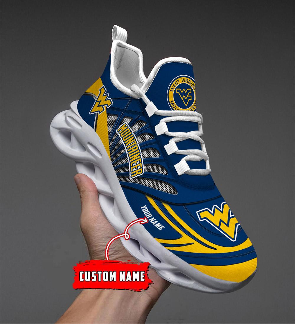 West Virginia Mountaineers Max Soul Shoes Sneakers For Men And Women