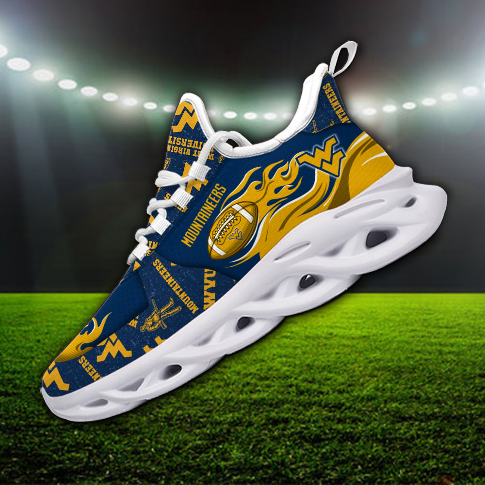West Virginia Mountaineers NCAA Max Soul Shoes Sneakers For Men And Women