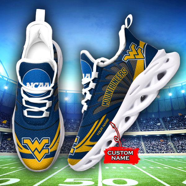 West Virginia Mountaineers NCAA Max Soul Shoes Sneakers For Men And Women