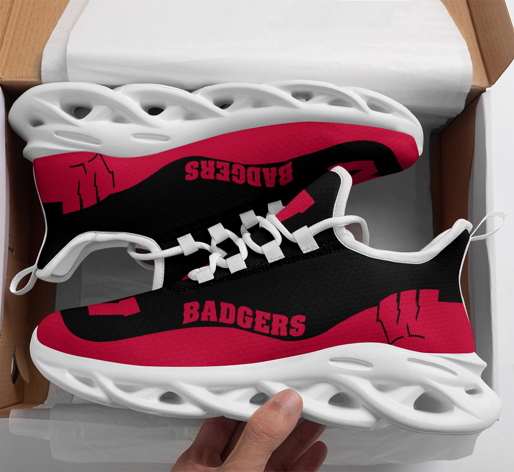 Wisconsin Badgers Max Soul Shoes Sneakers For Men And Women