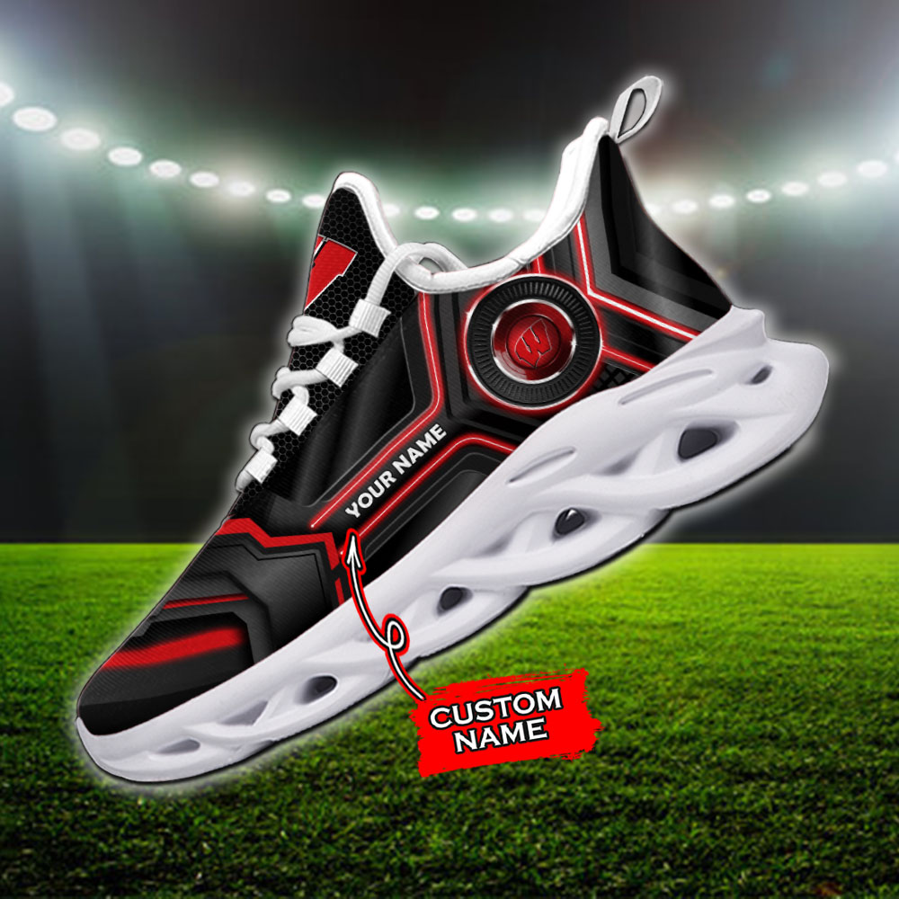 Wisconsin Badgers NCAA Max Soul Shoes Sneakers For Men And Women