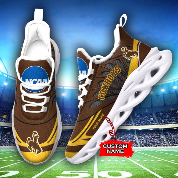 Wyoming Cowboys NCAA Max Soul Shoes Sneakers For Men And Women